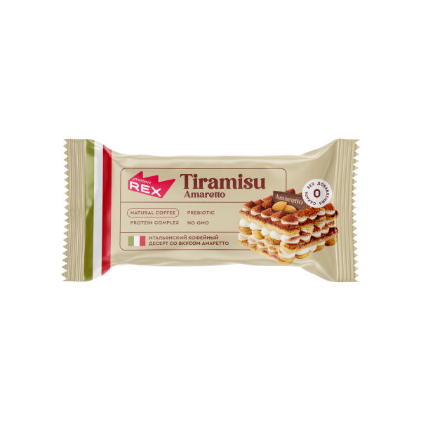 Protein Rex Пирожное протеиновое 40 grams (Тирамису со вкусом амаретто)