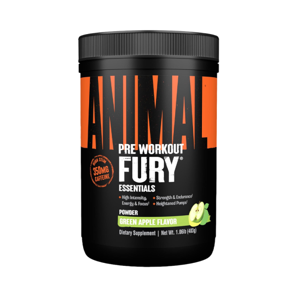 Universal Animal Pre workout Fury 483 gr ( Зеленое яблоко)