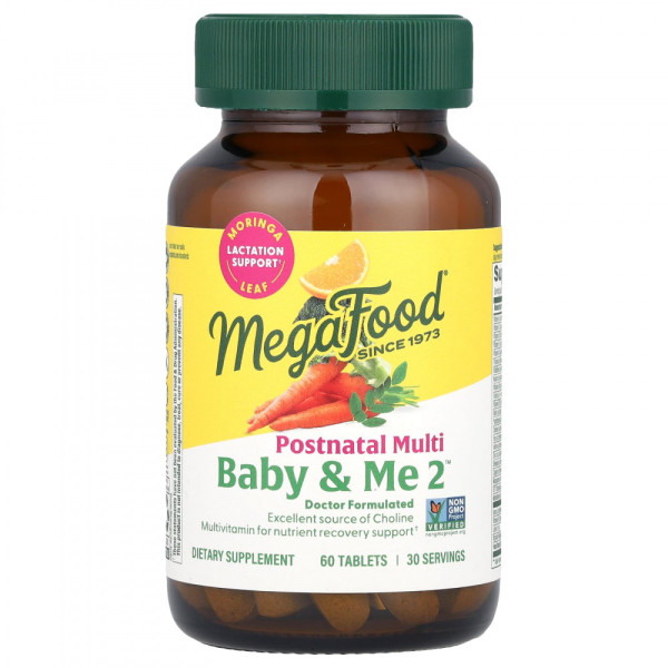 MegaFood Baby & Me Postnatal 60 tablets