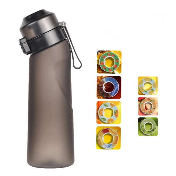 Шейкер с ароматизатором 7 вкусов (Матовый черный)