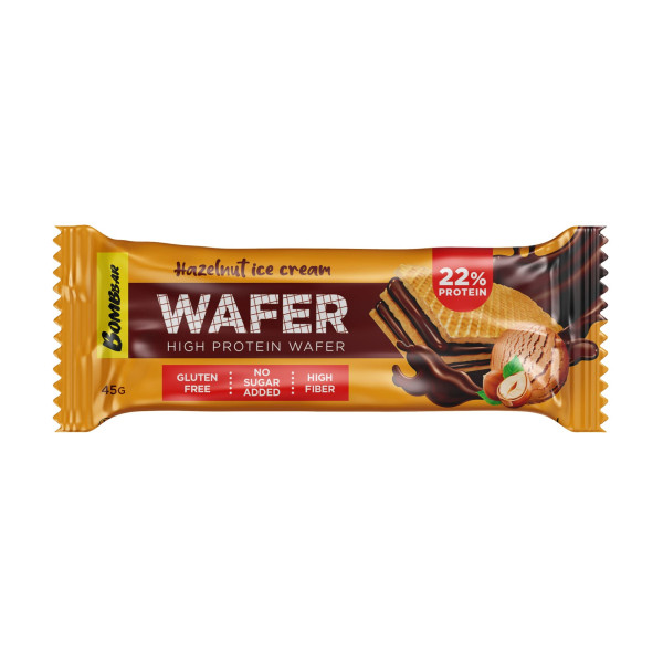 Bombbar Wafer 45 grams (Ореховый пломбир в шоколаде)