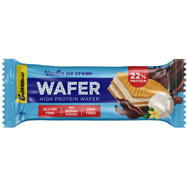 Bombbar Wafer 45 grams (Ванильный пломбир в шоколаде)