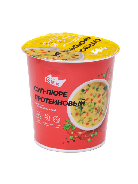 Protein Rex Суп-пюре протеиновый 25 grams (Гороховый с копченой паприкой)