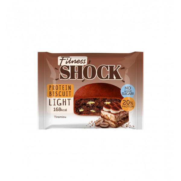 FitnesShock Protein Biscuit Light 40 grams (Итальянский десерт)