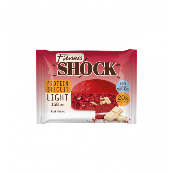 FitnesShock Protein Biscuit Light 40 grams (Рэд-велюр)