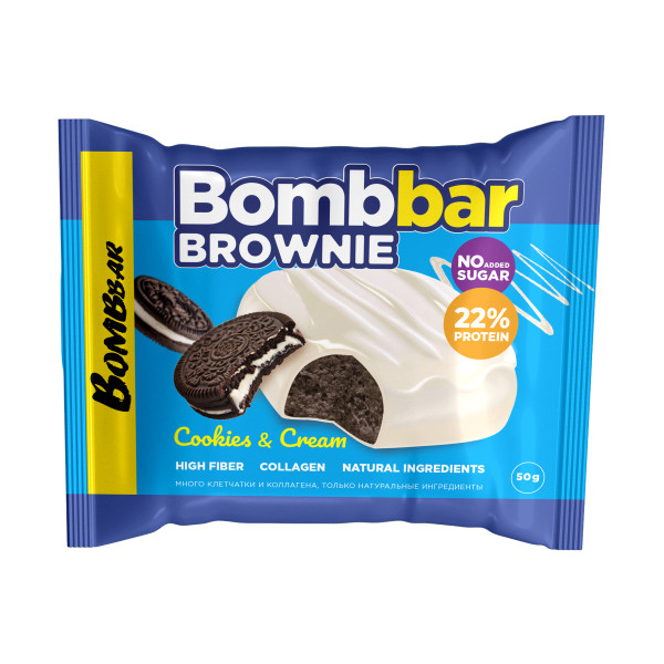 Bombbar Brownie 50 grams (Печенье-крем)