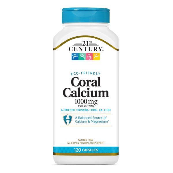 21st Century Coral Calcium 1000 mg 120 capsules