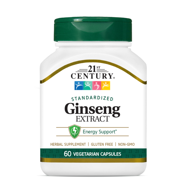 21st Century Ginseng Extract 60 veg capsules