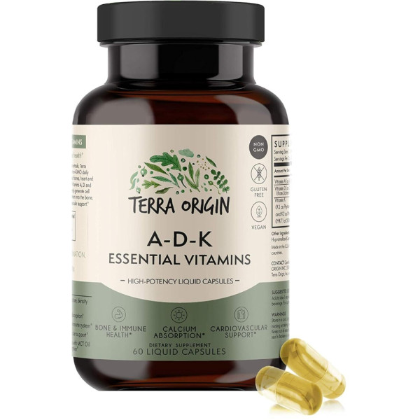 Terra Origin ADK Essential Vitamins 60 capsules