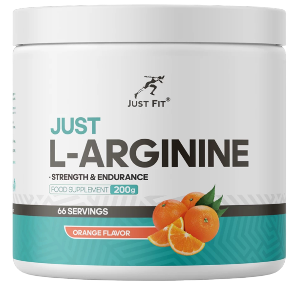 Just Fit L-Arginine can 200 grams (Апельсин)
