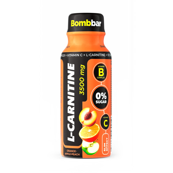 Bombbar L-carnitine 100 ml (Апельсин-яблоко-персик)