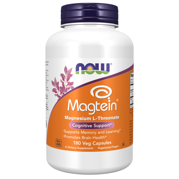 NOW Magtein L-Threonate 180 veg capsules