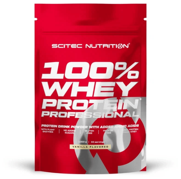Scitec Nutrition 100% Whey Protein Professional 1000 grams (Ваниль)