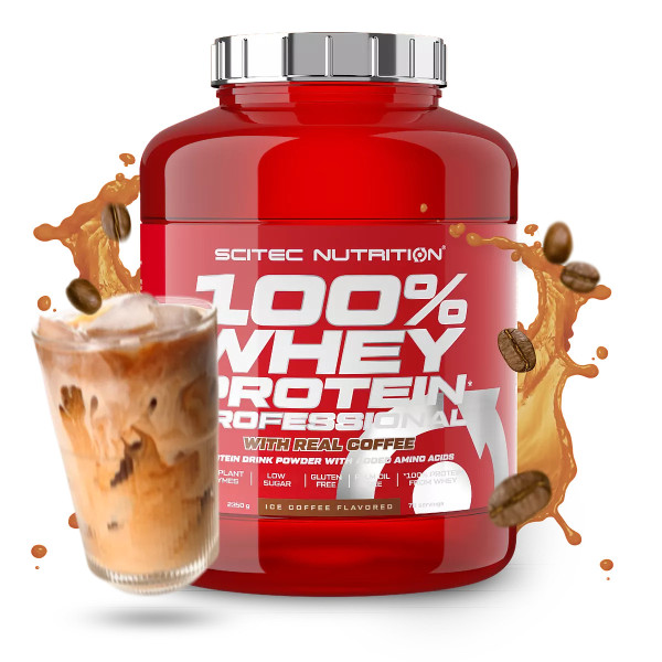 Scitec Nutrition 100% Whey Protein Professional 1000 grams (Ледяной кофе)