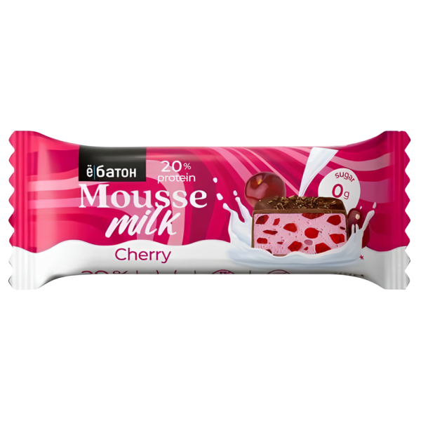 Ёбатон Mousse milk 40 grams (Вишня)