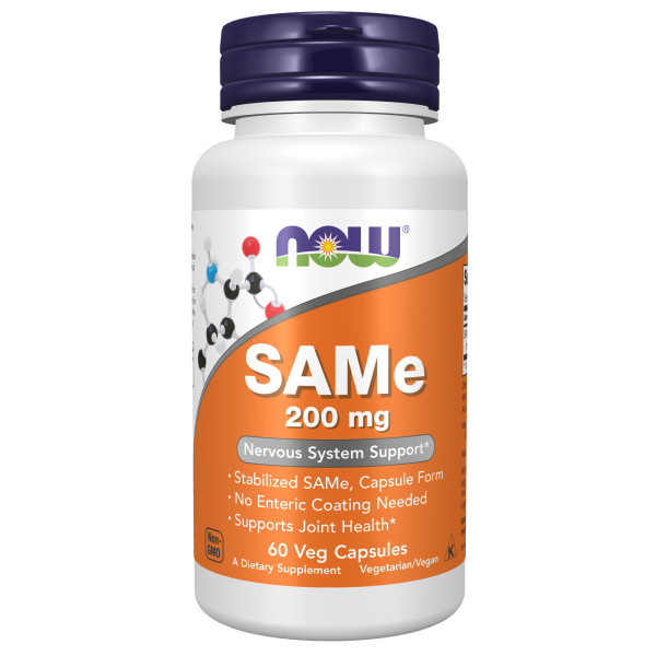 NOW SAMe 200 mg 60 veg capsules