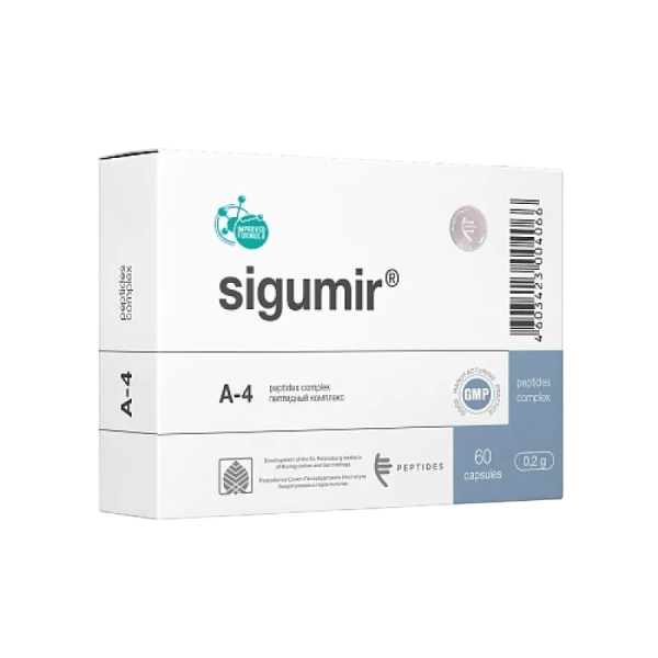 Peptides Sigumir А-4 опорно- двигательный аппарат 60 capsules