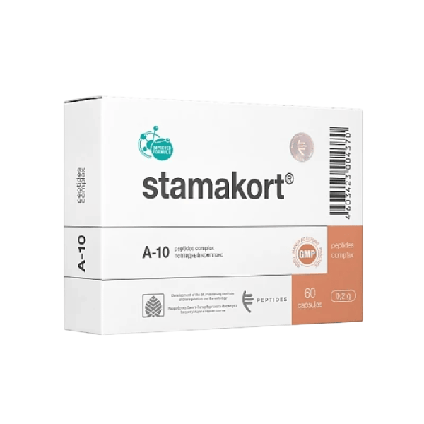 Peptides Stamakort  А-10 желудочно- кишечный тракт 60 capsules