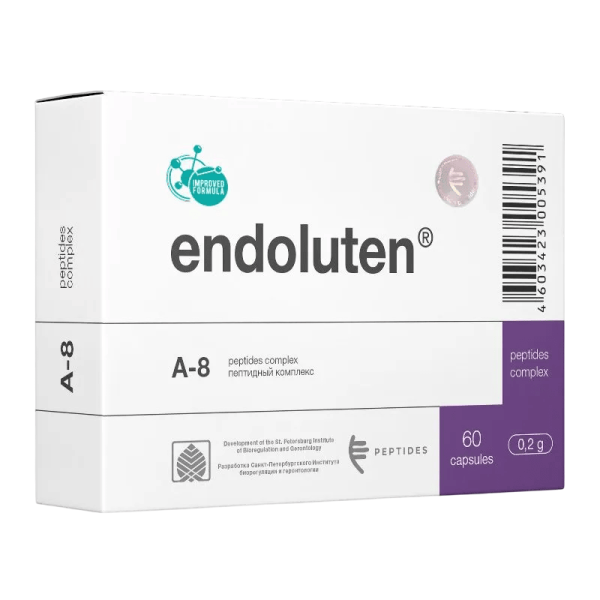 Peptides Endoluten А-8 нейроэндокринная система 60 capsules