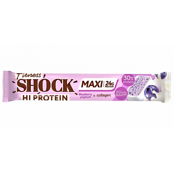 FitnesShock Hi protein Maxi 80 grams (Черничный десерт)