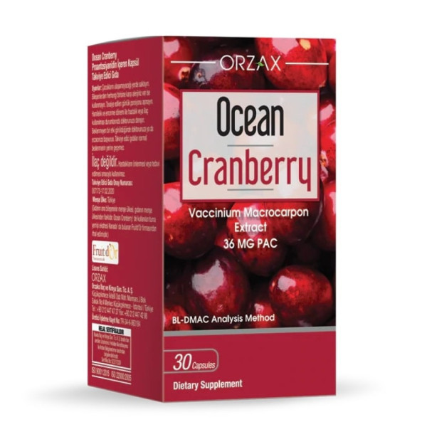 Orzax Ocean Cranberry 30 capsules