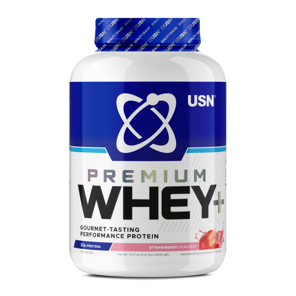 USN Premium Whey+ Protein 2000 grams (Клубника)