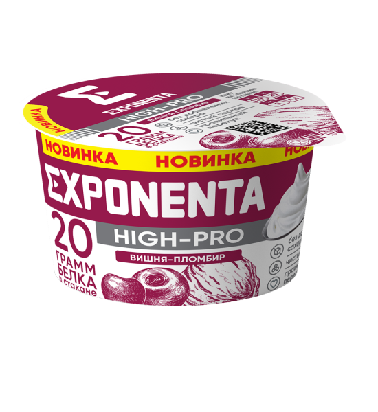 Exponenta High-Pro продукт к.м. 160 grams (Вишня-пломбир)