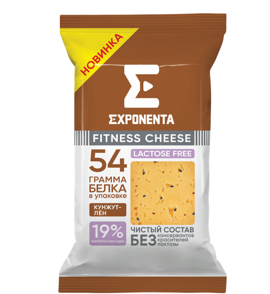 Exponenta Fitness Cheese lactose free 35% 180 grams (Паприка- морковь)