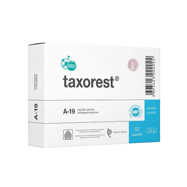 Peptides Taxorest A-19 дыхательная система 60 capsules