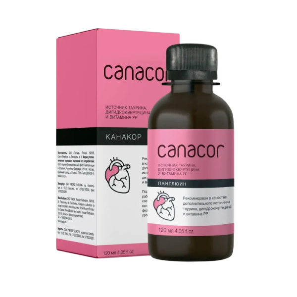 Peptides Canacor лечебно-профил препарат для сердечно сосуд системы 120 ml
