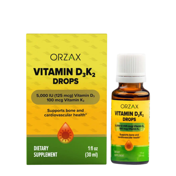 Orzax Ocean Vitamin D3K2 drops 30 ml