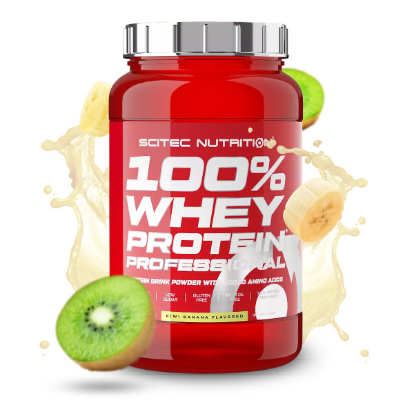 Scitec Nutrition 100% Whey Protein Professional 920 grams (Киви-банан)