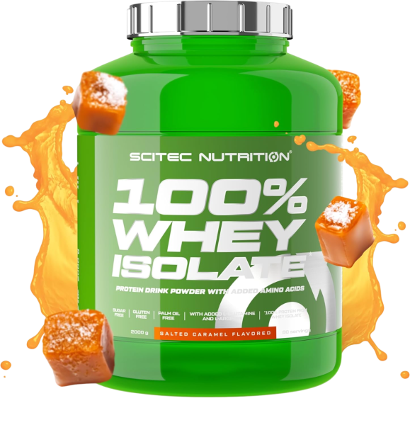 Scitec Nutrition 100% Whey Isolate 2000 grams (Солёная карамель)