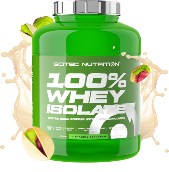 Scitec Nutrition 100% Whey Isolate 2000 grams (Фисташка)