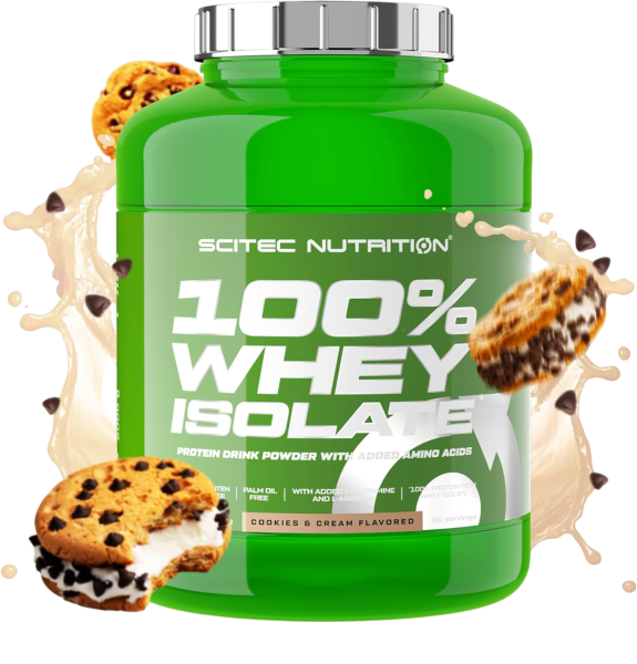 Scitec Nutrition 100% Whey Isolate 2000 grams (Кремовое печенье)