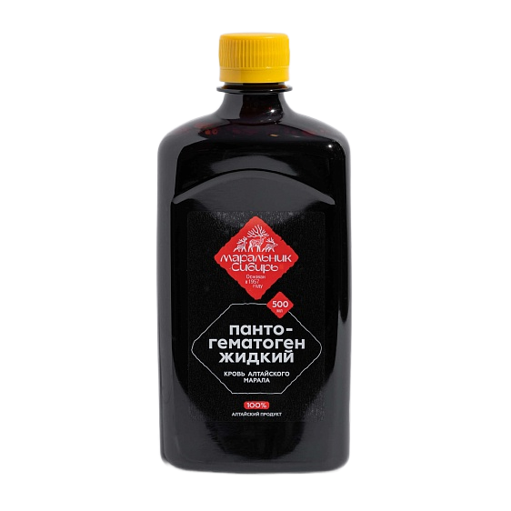 Маральник Сибири Пантогематоген жидкий 500 мл