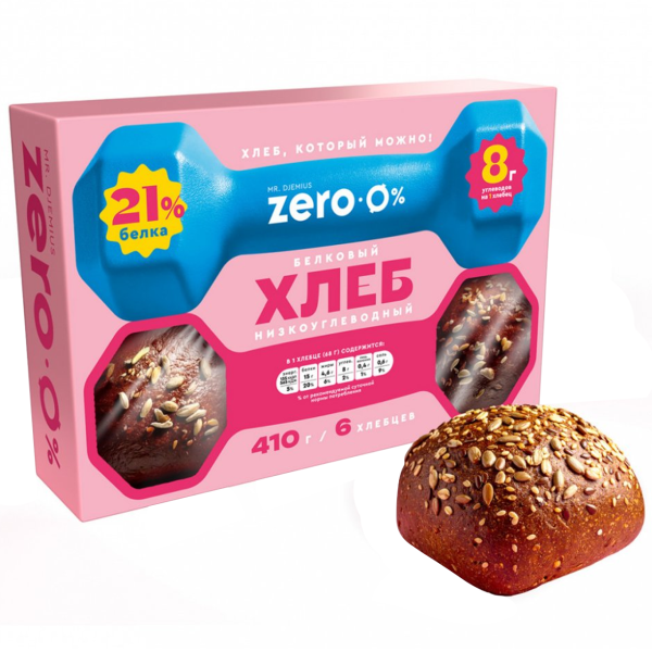 Mr. Djemius Хлеб белковый 410 grams