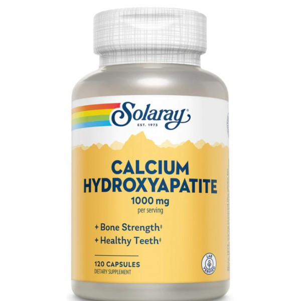 Solaray Calcium Hydroxyapatite 1000 mg 120 capsules