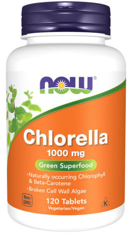 NOW Chlorella 1000 mg 120 tablets