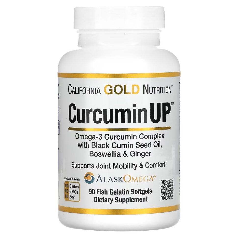 California GOLD Nutrition Curcumin UP 90 caps Срок 31.07.24