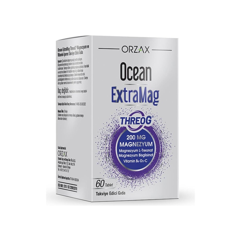 Orzax Ocean ExtraMag ThreoG 60 tablets
