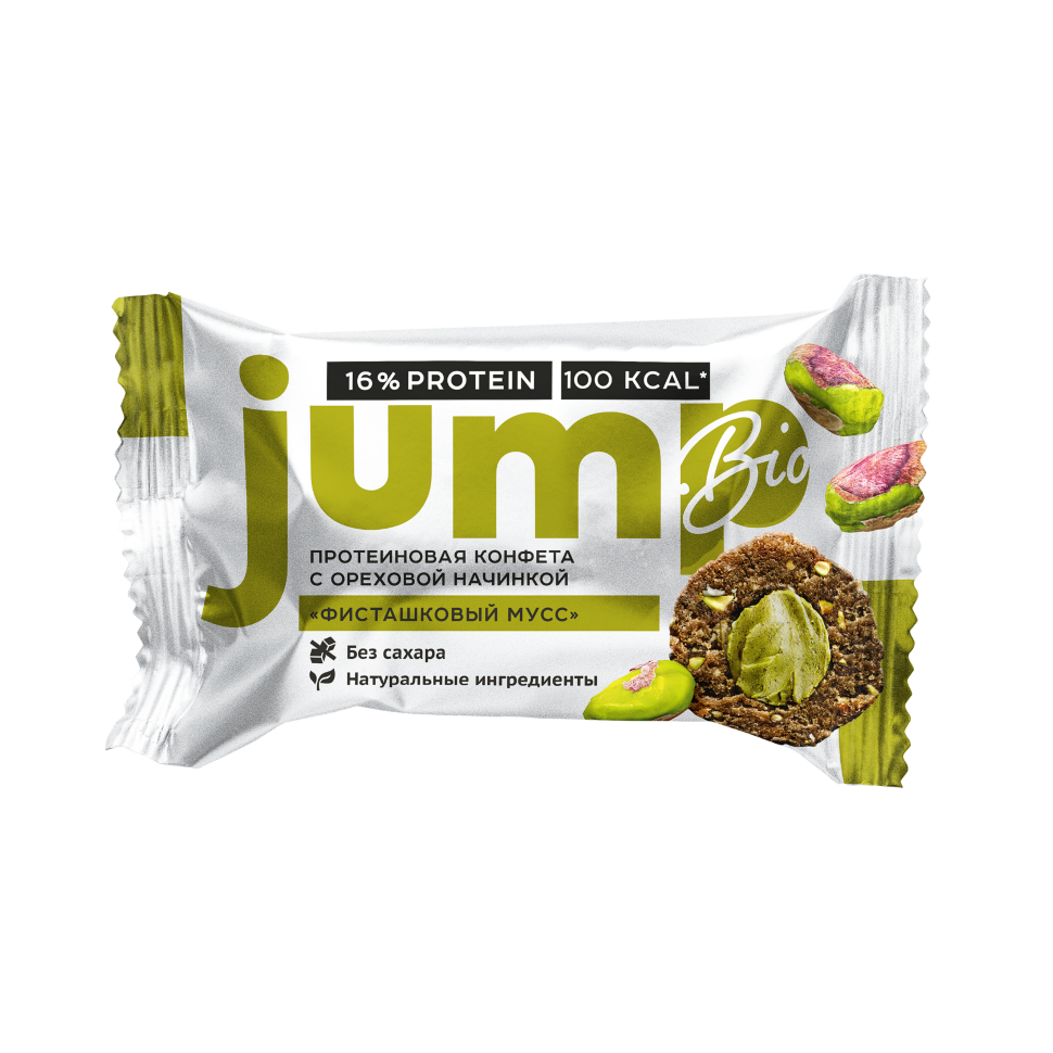 Jump Bio конфета с ореховой начинкой 30 g