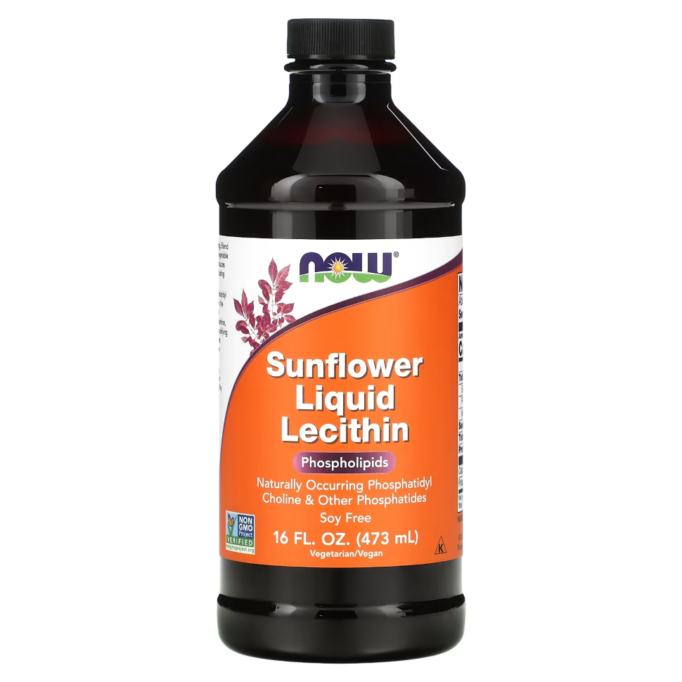 NOW Sunflower Liquid Lecithin 473 ml