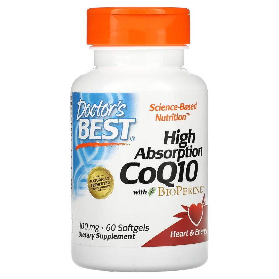 Doctor's Best High Absorption CoQ10 100 mg 60 caps