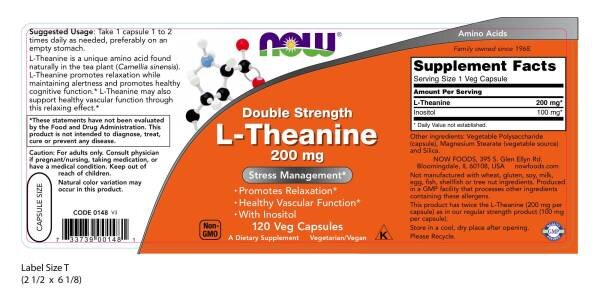 L-Theanine 200 мг
