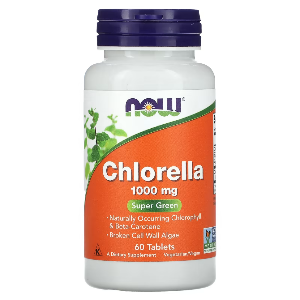 NOW Chlorella 1000 mg 60 tablets