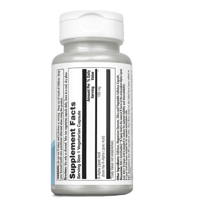 KAL R-Lipoic Acid ActivOxidant 100 mg 60 tab