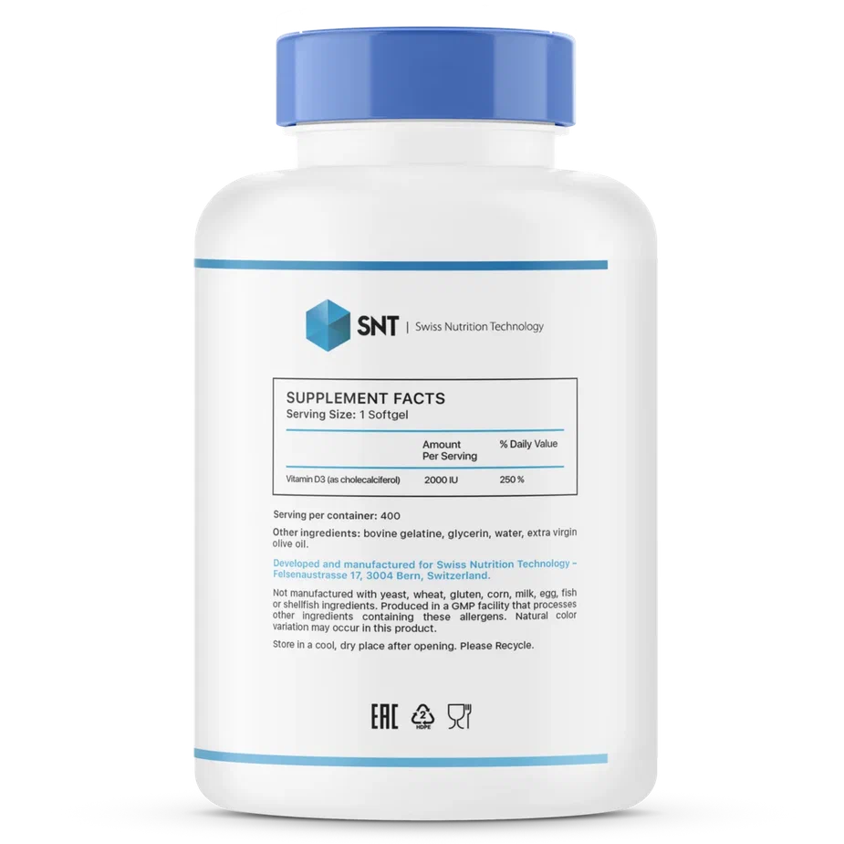 SNT Vitamin D3 2000 400 softgels