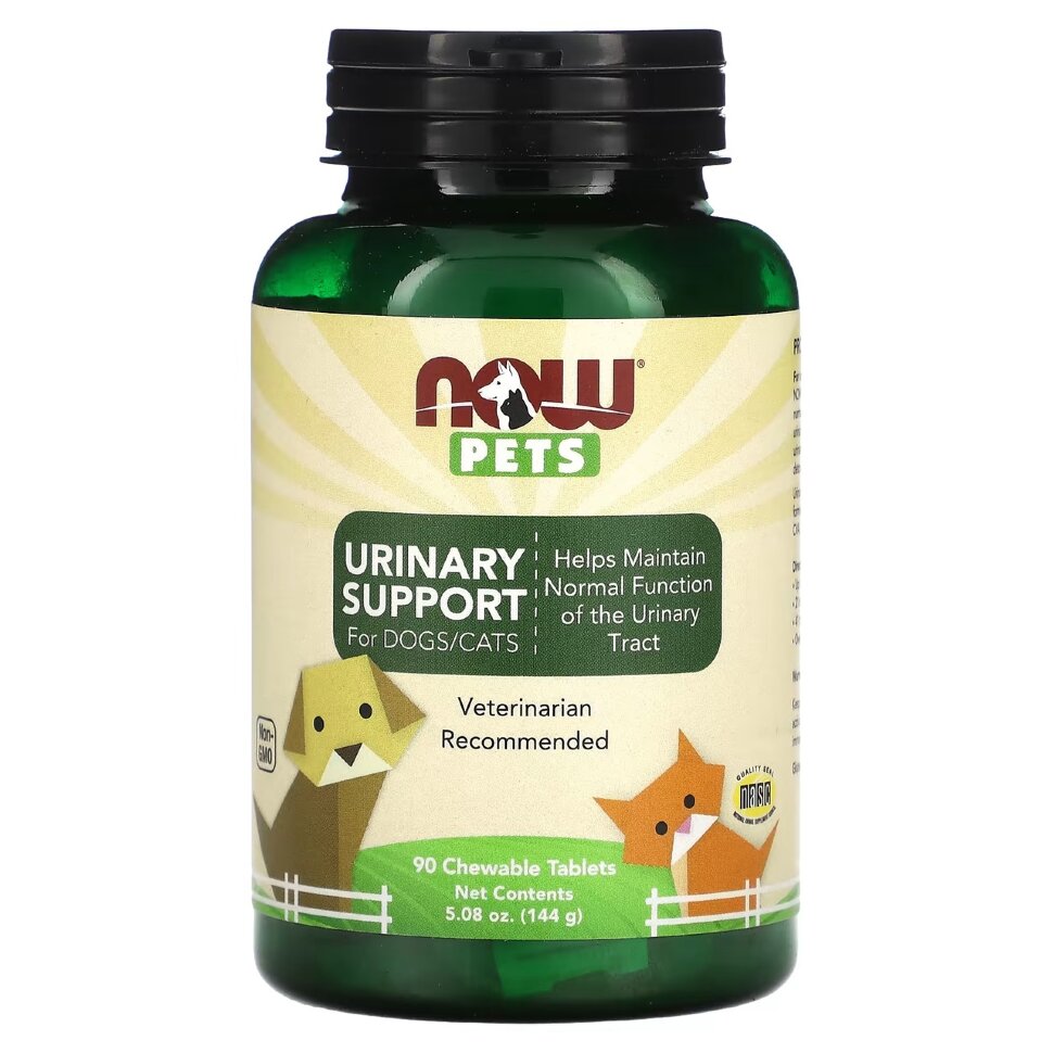 NOW Pets Urinary support for dogs/cats 90 chewable