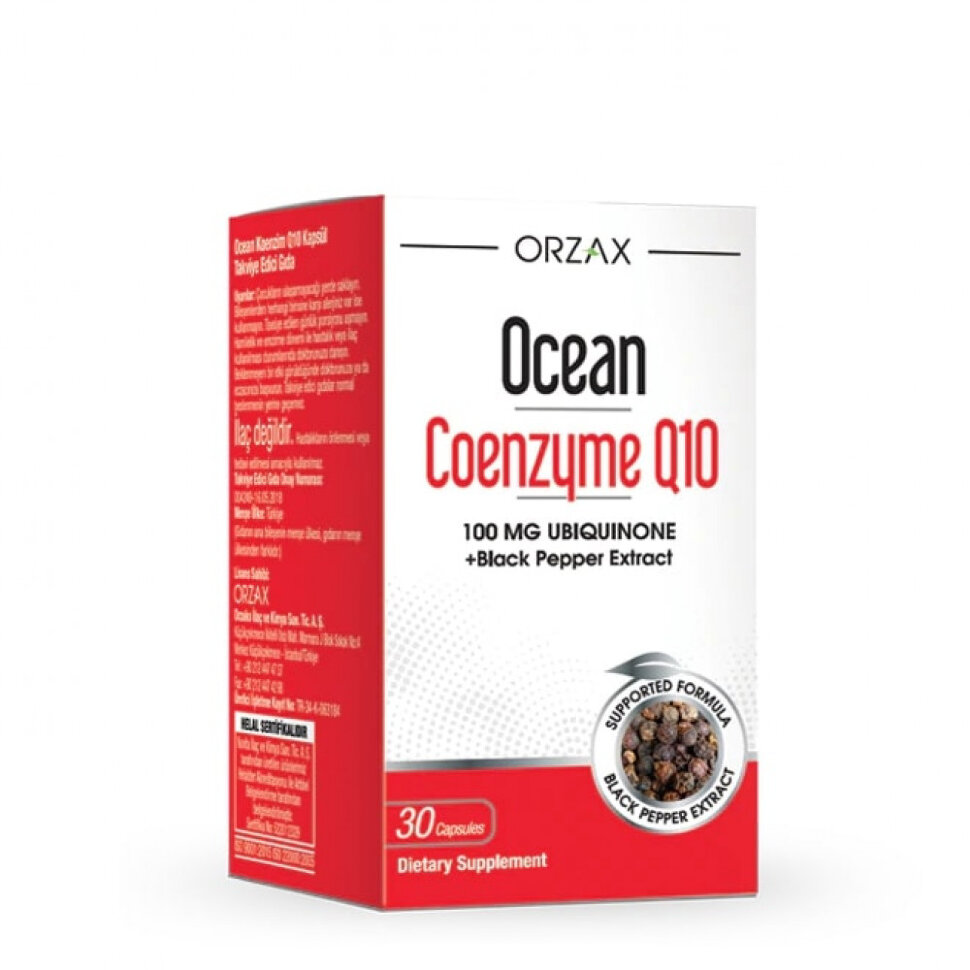 Orzax Ocean Co Q10 30 hard caps